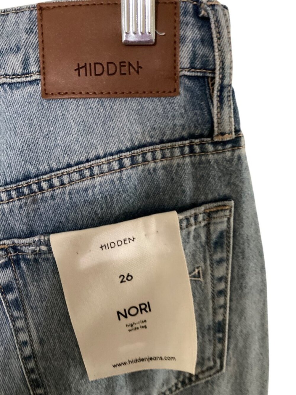 Hidden Women's Nori Wide Leg High Rise Cargo Jeans26 NWT - Picture 6 of 10